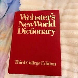 Webster's New World Dictionary - Red Cover